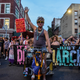 Image for article titled New York City's Drag March Brought the Glamour, Glitter, Feathers, and Leather